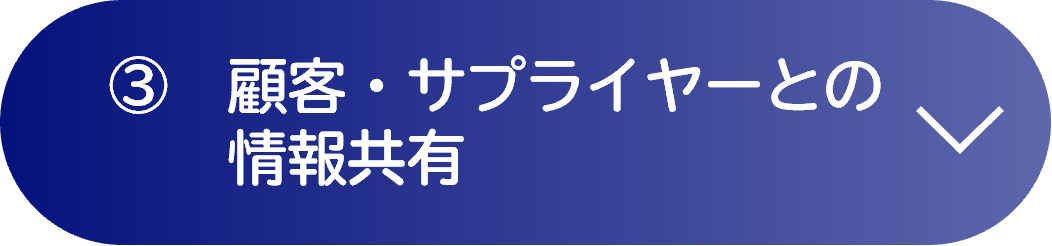 ③　顧客・サプライヤーとの情報共有