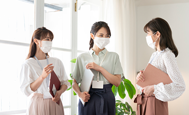 新型コロナウイルス感染症拡大に伴う企業の新たな課題を解決するためにNECソリューションイノベータが支援し一緒に取り組みます