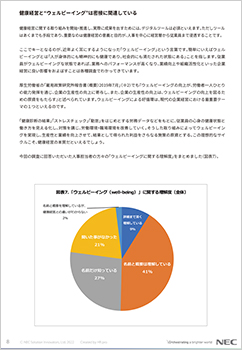 “データを活かした健康経営が、人・企業・社会にウェルビーイングをもたらす”健康経営・ウェルビーイングに関するアンケートレポート