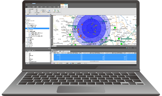 地図情報システム(GISAp)